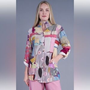 Colorful Abstract Top